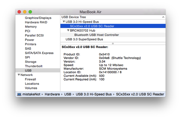 cac card reader driver for mac